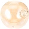 SEWOART Paralumi in vetro a forma di globo color ambrato, compatibili con lampade G9, stile delicato e semplice, per uso in lampade a sospensione