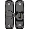 Generico Chiusura Ribaltabile - Lega Di Alluminio 3,11 Pollici | Chiusura Antifurto Ribaltabile A 90° 180° | Chiusure Per Porte Ad Angolo Retto Per Carichi Pesanti Per Porte Doppie Esterne Per Recinzione Del F