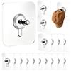 Generico Wall Hangers without Nails - 20 Pieces Heavy Duty No Drill Hooks, Self Adhesive Waterproof Design, Strong Wall Mount Hanging Holders for Decorations Towels Keys Supplies | Home Kitchen Tiles Glass Bri