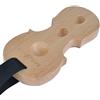 KingPoint PUNK - Puntale in legno massello per violoncello, antiscivolo, Supporto a forma di violoncello con 3 fori