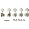 KAISH Cloverleaf Lefty - Accordatori per basso a 5 corde, accordatrici per basso a 5 corde, tasti di accordatura per standard / autostrada One Series Jazz Bass J Bass/Precision Bass P Bass Nickel 4