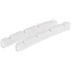 Musiclily 42mm Capotasto Basso in Osso Scanalato Curva per Basso Elettrico 4 Corde,42x3,2x4,8mm((2 Pezzi)