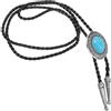 Healvian Cravatta Bolo da Uomo in Lega Leggera Blu Decorazione per Collo Delicata e Design Unico per Feste a Tema e Sfilate di Moda