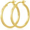 PABBEU - Orecchini da donna in argento Sterling 925, ipoallergenici, placcati in oro 14 carati, leggeri e larghi con asta in argento Sterling 925, 20/30/40/50/60/70 mm, Argento sterling, Senza Gemme