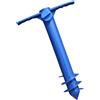 BCOATH Base Supporto Portatile e Stabile per Ombrellone da Giardino in Plastica Blu a Tre Viti, per Spiaggia e Viaggi