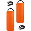 Generic Confezione da 2 di sabbia per tende, 11,3 kg, 50 x 17,5 cm, di sabbia per esterni con , resistenti borse per pesi per tenda con presa forte, borsa a baldacchino resistente alle