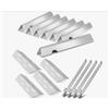 Nordic Bbq Store 66797 Flavorizer Bars, 67490 bruciatori e 66041 set deflettore di calore per Weber GS4 Genesis II serie 400, E-410 E-435 S-410 S-435 SE-410 parti grill, Genesis GS4 II LX E/S-440, in acciaio inox