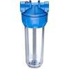 WK - Contenitore Vuoto per Filtrazione Acqua da 10 Pollici con Attacchi da 1 Pollice, Utilizzabile con Tutte le Cartucce