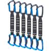 Skylotec LIME SET NY PRO - 6 PACK, 17 CM, ANTHRACITE/ELECTRICBLUE