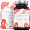naturadika Integratore per Capelli con Biotina e Vitamine B·Beauty Complex | Effetto Anticaduta | Stimola Crescita e Ricrescita | Rinforza Unghie e Capelli | Nutre la Pelle | Integratori per Donna Naturadika