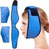 HI FINE CARE Impacco di ghiaccio per mascella, testa e mento, riutilizzabili, gel caldo o freddo, sollievo dal dolore per TMJ, chirurgia orale e facciale, impianti dentali, mal di testa (2 impacchi di ghiaccio