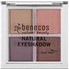 Benecos Natural beauty Palette ombretti a 4 colori, Vegan, Multicolore (Beautiful Eyes 001), 7.2 g