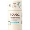 LOVEA - Deo-Cura Solida - Deodorante - Olio di cocco biologico - Efficienza 24 ore - 98% di origine naturale - Senza alcool - Vegano - Certificato biologico - Made in France - 50 g