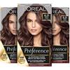 L'Oreal Paris L'Oréal Paris 6.21 - Set di 3 colori permanenti per capelli, con balsamo colorante e colorante, colore: Marrone perlato chiaro