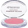 Benecos - natural beauty 91174 fard in polvere - pressato - con olio di ricino biologico - rosa malva