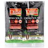Delice Solaire Crema Solare Mini Size, Protezione Alta SPF30+, con Attivatore d'Abbronzatura Carota Nera, Resistente all'Acqua, Dermatologicamente Testato - 6 Bustine x 50ML