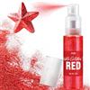 Limino Glitter Commestibili - Polvere Lucente da 22g di Qualità Alimentare per Bevande, Decorazione di Torte, Pasticceria - Polvere Colorante Iridescente per Cocktail, Glassa, Caramelle (Rosso)