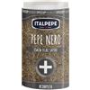 ITALPEPE roma 1969 Italpepe, Pepe Nero Macinato, Sapore Deciso, Ottimo per Aromatizzare Insaccati e Salumi Crudi e Cotti, Pack Richiudibile 100% Riciclabile, Ideale per Condire Carni Bianche, Carni Rosse, Pesce e Salse