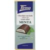 Tirma Barretta di cioccolato al latte ripiena di crema alla menta 110 g | Cioccolato cremoso con ripieno di menta | spuntino dolce alla menta | Perfetto per dessert