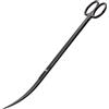 LINLAN Forbici Curve Aquascaping 25 cm, per Spazi Hardscape | carbonizzato antiruggine, manici con smusso completo, taglio dettagliato, raggiunge fessure roccia-legno