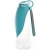 Record - Dispenser d'Acqua con Borraccia - Pratico e Funzionale - Silicone - Dimensioni: Ø 8 x 23 cm - Capacità 400 ml - Colore Verde Mare - Ideale per Lunghe passeggiate e Viaggi