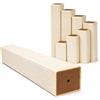 eyepower 40 cm Colonna Tiragraffi di Ricambio Quadrata - 9 x 9 cm Filetto M8 - Accessorio per Albero per Gatti - Palo in Sisal con Nucleo Stabile - Pilastro per Riparazione Graffiatoio Gatto Grattino