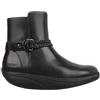 MBT Uki Boot Stivali da donna. Stivali da passeggio anatomici e confortevoli in nappa. Calzature fisiologiche Comfort e stabilità con suola rocker. Stivali casual con lacci. Nero