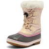 Sorel Yoot Pac Nylon WP, Stivali da Neve Impermeabili, Honey White, Orchid, 34 EU