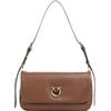 Pinko Donna Borsa A Tracolla 106178A0QO Pelle Marrone Taglia Unica