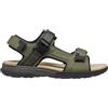 Geox spherica ec5 uomo sandali sportivi verde muschio- U55ELB000EKCB39B (Sistema Taglie Calzature EU, Adulto, Uomo, Numero, Media, 42)