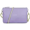 Expatrié Clutch Donna Viola - Emilie - Borsetta Moda Piccola - Borse per Matrimonio, Festa e Festival - Borsa Tracolla Bicolore - Borsello Elegante - Tracolla Rimovibile