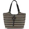 CAFèNOIR - Shopping Bag Con Dettaglio In Rete Con Infilatura., Da Donna, Colore Nero, Taglia Onesize