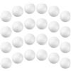 CORHAD 100 Pezzi Sfere di Polistirolo Bianche da 4cm per Decorazioni Fai da Te, Palline di Schiuma Solide per Modellismo e Occasioni Festive Come San