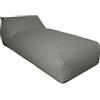 Deshome - Pouf lettino prendisole da esterno sfoderabile - Puff poltrona sacco outdoor idrorepellente con imbottitura, chaise longue design Grigio marrone