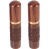BCOATH Scatola Cucito Legno Marrone 2 Pezzi per Aghi, Grande Capienza | Contenitore Ago da Cucito, Porta Aghi in Legno per Crafts e Hand-knitting, Leggero