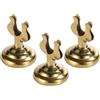CLISPEED Portanote Segnatavolo in Metallo Oro 3 Pezzi Clip per Menu E Biglietti da Tavolo Supporto Elegante per Foto E Numeri Ideale per Matrimoni E Banchetti