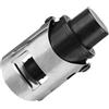 VINTORKY 2 Tappi Sottovuoto per Bottiglia di Vino Spumante, Nero ABS | Sigillo in Silicone, Mantiene Fresche le Bollicine e Gusto, Compatibile Collo Standard