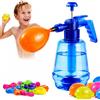 Lizeboyi Pompa Per Bombe Ad Acqua O Palloncini Con 500 Palloncini, Stazione Di Riempimento 1,5L Per Aria E Acqua, Colore Casuale, Gioco Estivo Per Gavettoni Giardino, Spiaggia E Piscina