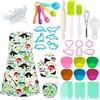 STAY GENT Set Da Chef Per Bambini 35 Pezzi, Reale Set Cucina Set Da Cucina e Da Forno, Grembiule Da Dinosauro, Gioco Di Ruolo Da Cuoco Giocattolo Da Cucina Regali Per Ragazzi Ragazze 3 4 5 6 7 8 Anni