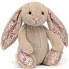 Jellycat Blossom - Peluche a forma di coniglio, misura media, colore: beige