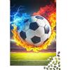 NIIBWSNWZZTWL Stadio di Calcio Puzzle 1000 Pezzi Puzzle per Adulti Carta Scena Fuoco Elettrico Relax Attività Familiare Decorazione Regalo 70x50cm/1000pcs