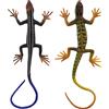 STOBOK Realistico Falso Lucertole Modello Artificiale Rettile Lucertola Giocattolo di Plastica Lucertola per Action Figure Giocattolo Educativo Giocattolo Trucco Giocattolo 2Pcs