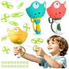 HEITOYI Lanciatore di Dischi Volanti da 3, Giochi da Esterno per Bambini 4-10 Anni | Giochi da Giardino per Bambini Perfetto per Natale, Compleanni e per il Gioco Genitori Figli