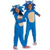 LIRAGRAM Costume bambino Sonic dal film Sonic, Licenza Ufficiale Disguise, Comodo e con dettagli curati, Taglia S 4-6