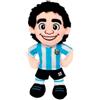 Grupo Moya Bambola di straccio peluche Diego Armando Maradona D10S con maglietta numero 10, selezione Argentina, 25 cm