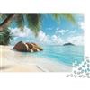 RMMERPCVREFE Spiaggia Tropicale Puzzle 1000 Pezzi Carta per Adulti Mare Naturale Gioco di Puzzle 1000 Pezzi Relax Casa Decorazione Regalo 38x26cm/1000pcs