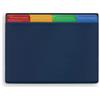 Pubblimania Portadocumenti Auto e Moto a 4 Schede Estraibili Colorate | Custodia Porta Libretto Circolazione, Assicurazione, Service | in TAM Rigatino Elegante, Formato 19x15 cm, Made in Italy (Blu)