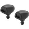 VekAuto 2 Pz Ugello Lavavetri Compatibile Per Peugeot 207 07-15 | ABS Nero, OE:6438H4, Per Peugeot 306-308, Expert, 3008,Per Citroen C3, C4, Jumpy, Saxo, Xsara, E Altri