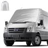 Opaltool Copertura Termica Esterna per Parabrezza per Ford Transit Van MK7 2006-2013 | per Tetto Medio e Basso, Opaltool Luxus Copertura Argentata per Parabrezza Antigelo con Funzione Oscurante