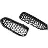 Artudatech Griglia paraurti anteriore Diamond Style Gloss Black Front Kidney Grille Fit for BMW G29 Z4 2019-2024 (No Logo)